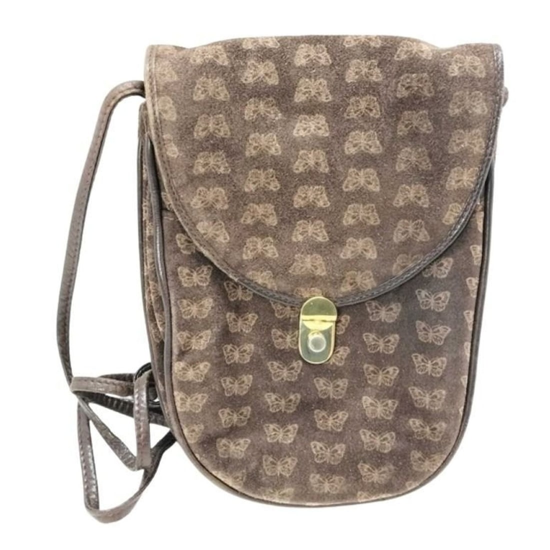 BOTTEGA VENETA Shoulder Bag, Brown Suede Leather, Women's, Butterfly Design: --- Catalog ---Category: SizeSize (HxWxD): 20.5cm x 14cm x 4cm / 8.07'' x 5.51'' x 1.57''Category: DesignType: Shoulder bagColor: BrownGender: WomenMaterial: Suede , Leather Category: GeneralBrand: Bo