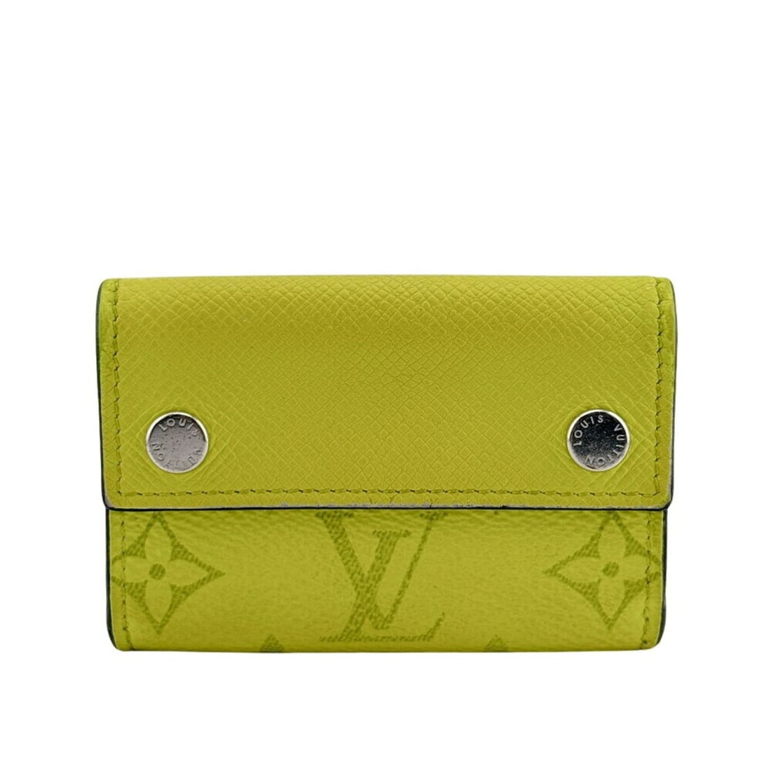 LOUIS VUITTON M67629 Taigarama Discovery Compact Wallet (Yellow) (1 of 15)