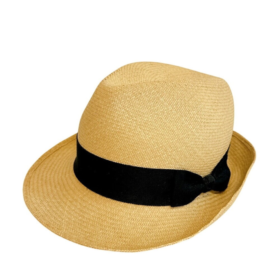 CHANEL Straw Ribbon Coco Mark Hat, Beige: --- Catalog ---Category: DesignType: Straw hatColor: Beige, BlackGender: WomenMaterial: Cotton , Rayon , Straw Category: GeneralBrand: ChanelCategory: MeasurementsHeight: 12cm / 4.72''Circumference: 5