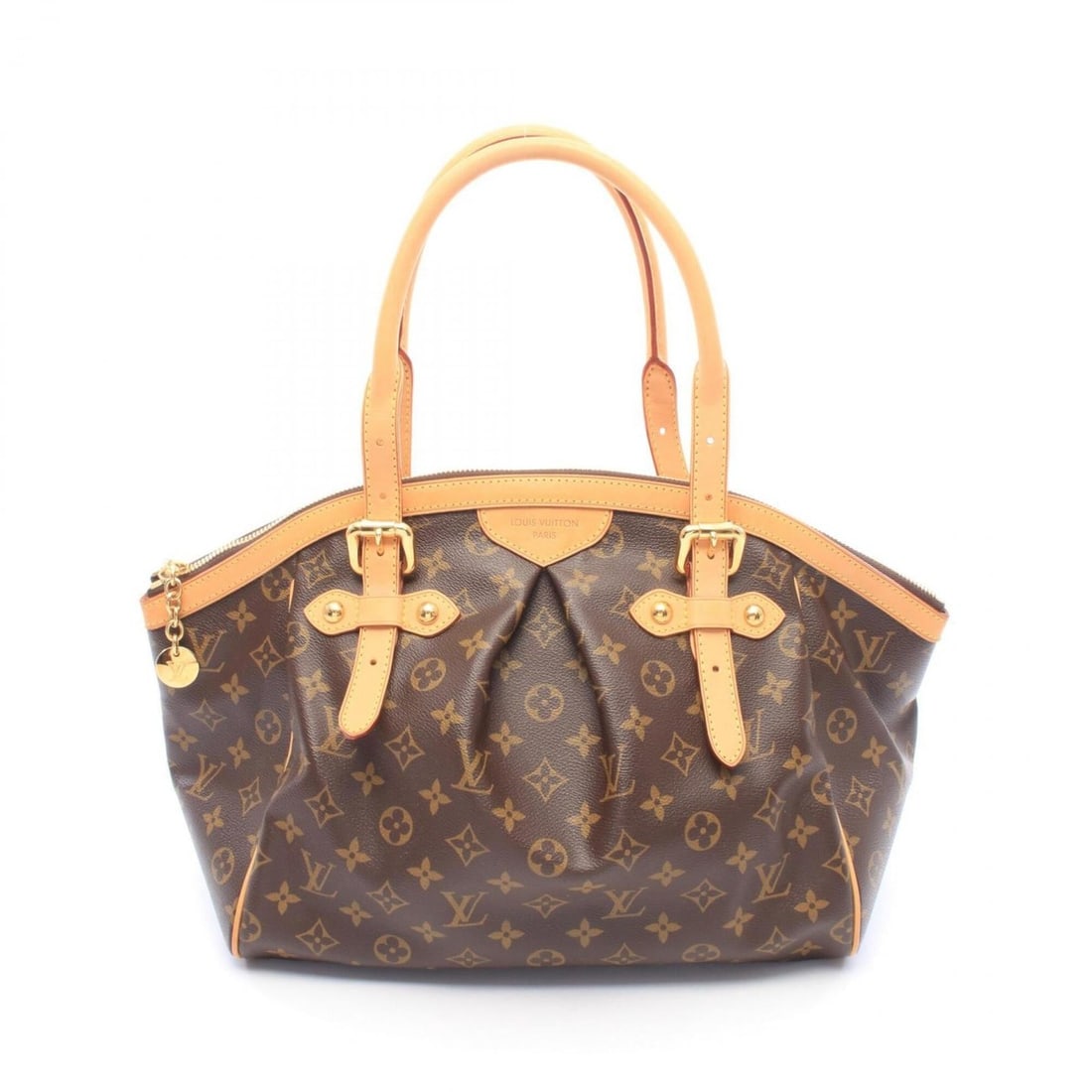 Louis Vuitton Tivoli GM Monogram Handbag, Coated Canvas Leather, Women's, Brown, M40144 (1 of 9)
