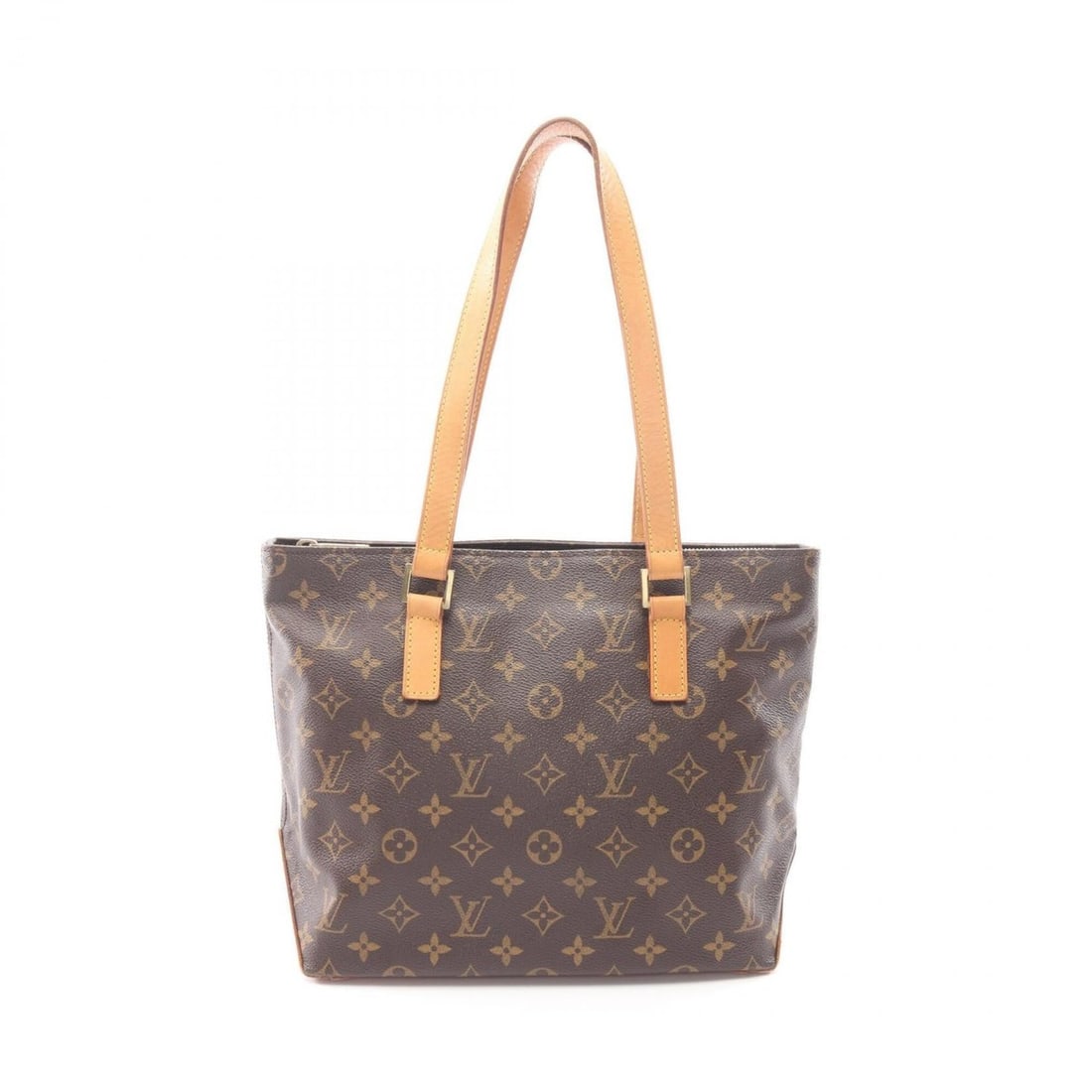 Louis Vuitton Cabas Piano Monogram Shoulder Bag/Handbag, Coated Canvas and Leather, Pattern,: --- Catalog ---Category: SizeSize (HxWxD): 24.5cm x 27cm x 12cm / 9.64'' x 10.62'' x 4.72''Category: DesignType: Handbag, Shoulder bagColor: Brown, MonogramGender: WomenMaterial: Monogram , Leather Ca