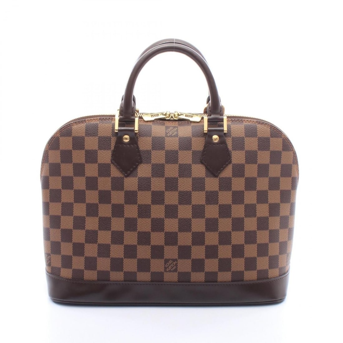 Louis Vuitton Alma Damier Ebene Handbag, Coated Canvas Leather, Women's, Brown, N51131: --- Catalog ---Category: SizeSize (HxWxD): 23cm x 31cm x 15cm / 9.05'' x 12.2'' x 5.9''Category: DesignType: HandbagColor: BrownGender: WomenMaterial: Coated canvas , Leather Category: GeneralMPN: N51