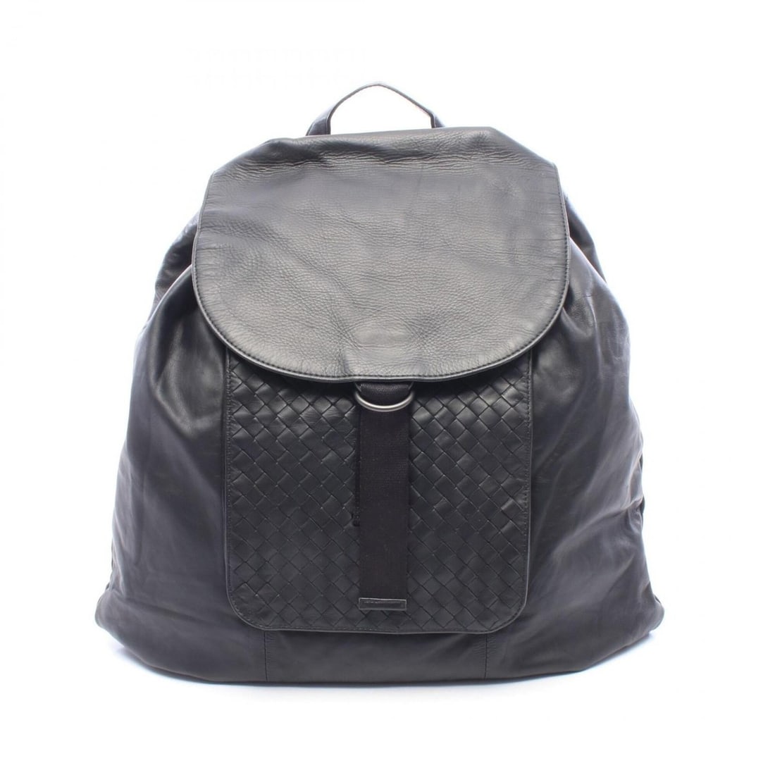 Bottega Veneta Intrecciato Backpack/Handbag, Leather, Men's, Black: --- Catalog ---Category: SizeSize (HxWxD): 44cm x 45cm x 2cm / 17.32'' x 17.71'' x 0.78''Category: DesignType: BackpackColor: BlackGender: Men,WomenMaterial: Intrecciato Category: GeneralBrand: Botteg