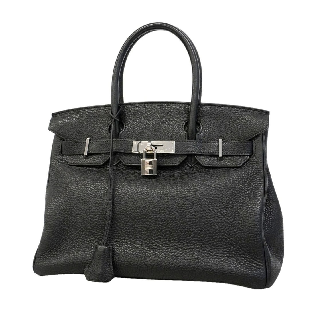 Hermes Birkin 30 handbag, Togo leather, black, ?N stamp, women's, P3433089: --- Catalog ---Category: SizeSize (HxWxD): 24.5cm x 30.5cm x 16cm / 9.64'' x 12'' x 6.29''Category: DesignType: HandbagColor: BlackGender: WomenMaterial: Togo leather Hardware Color: SilverCategory: G