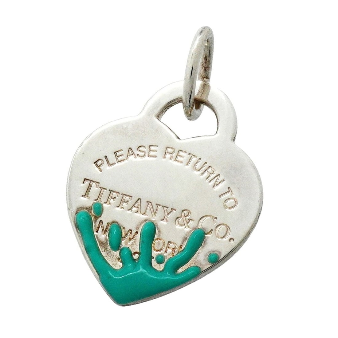 Tiffany & Co. Return to Color Splash Pendant Top, Sterling Silver 925, Blue, Ladies': --- Catalog ---Category: SizePendant Size: 31.3mm x 20.7mm / 1.23'' x 0.81''Category: DesignColor: BlueGender: WomenMaterial: Silver 925Pendant Type: PendantNecklace Type: PendantCategory: GeneralBran