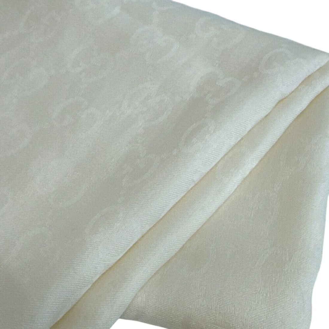 GUCCI GG Scarf, White - 6