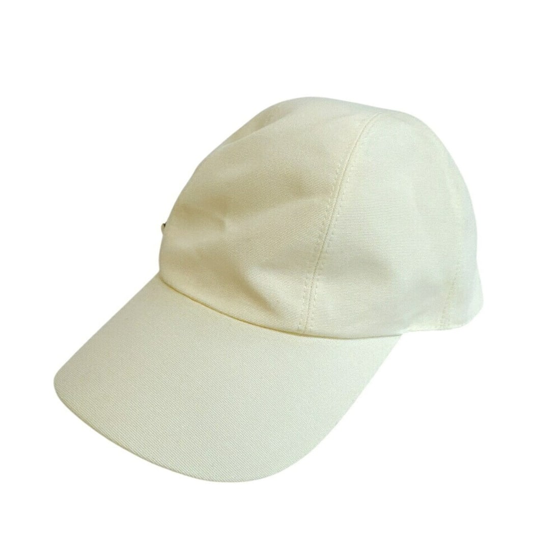 HERMES Hermes Sellier Button Cap White (1 of 11)