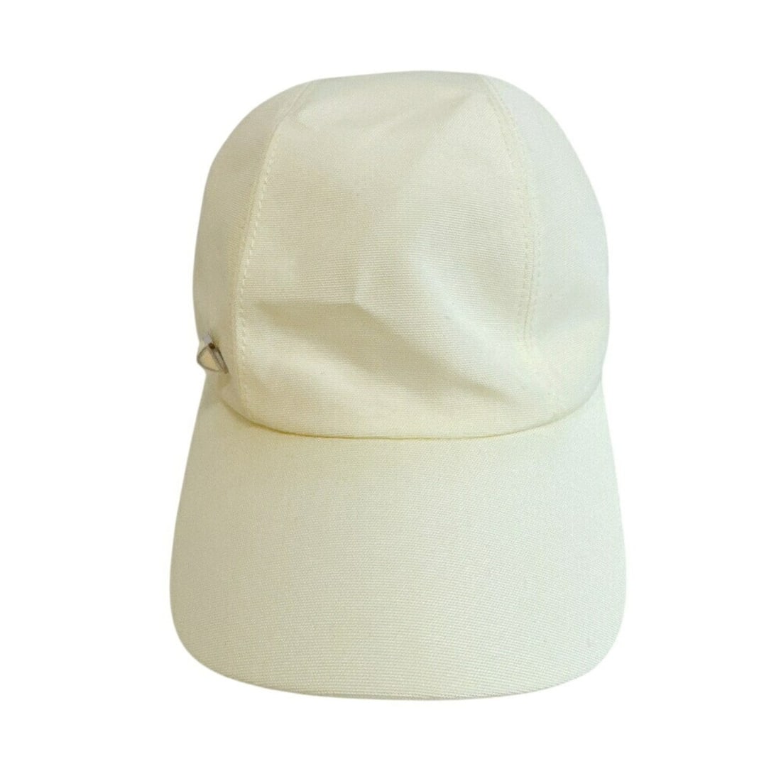 HERMES Hermes Sellier Button Cap White - 2