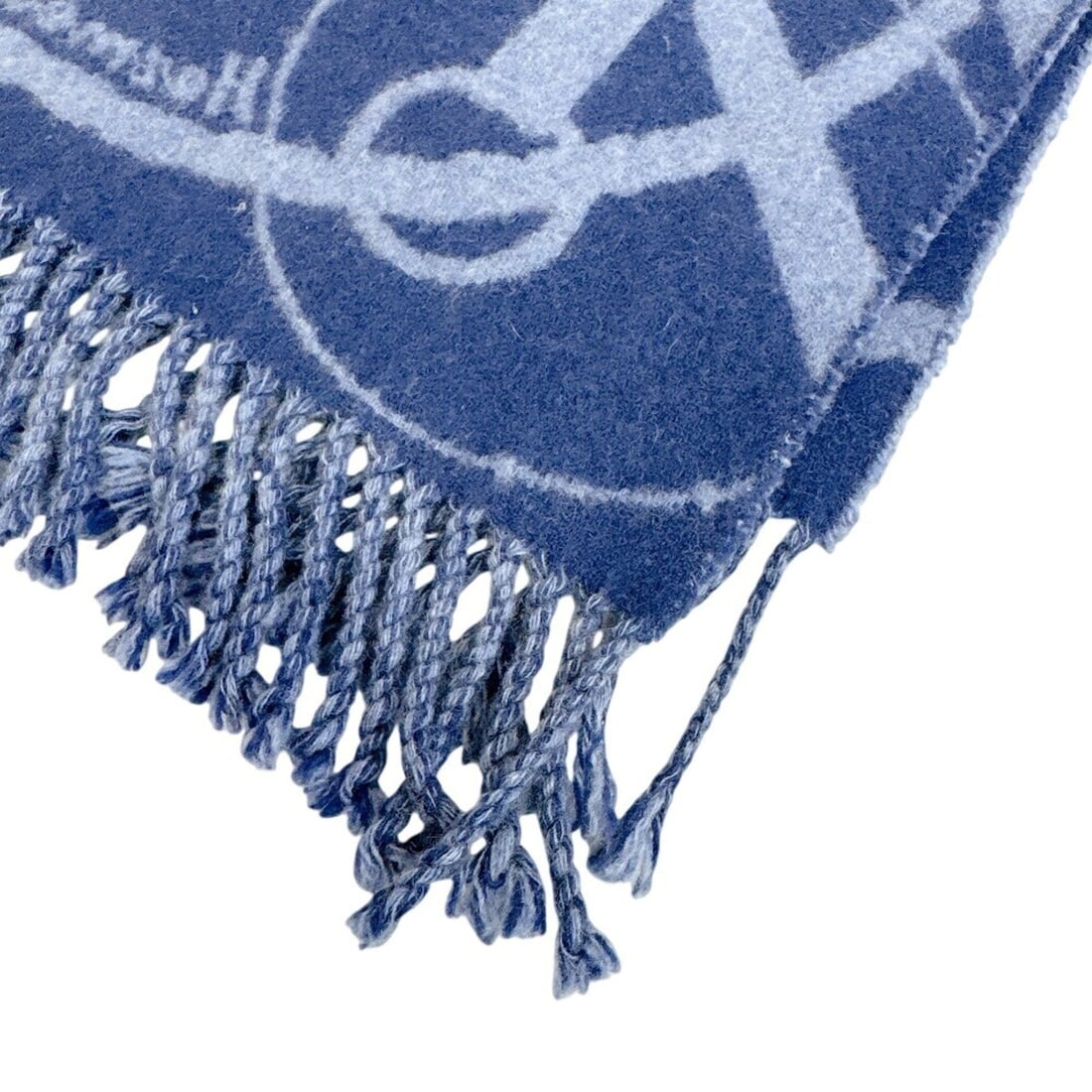 HERMES Clic Clac Scarf, Navy - 3