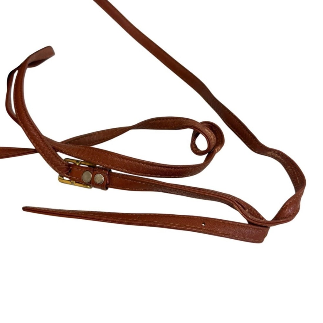 MCM Monogram Leather Shoulder Bag, Brown - 5