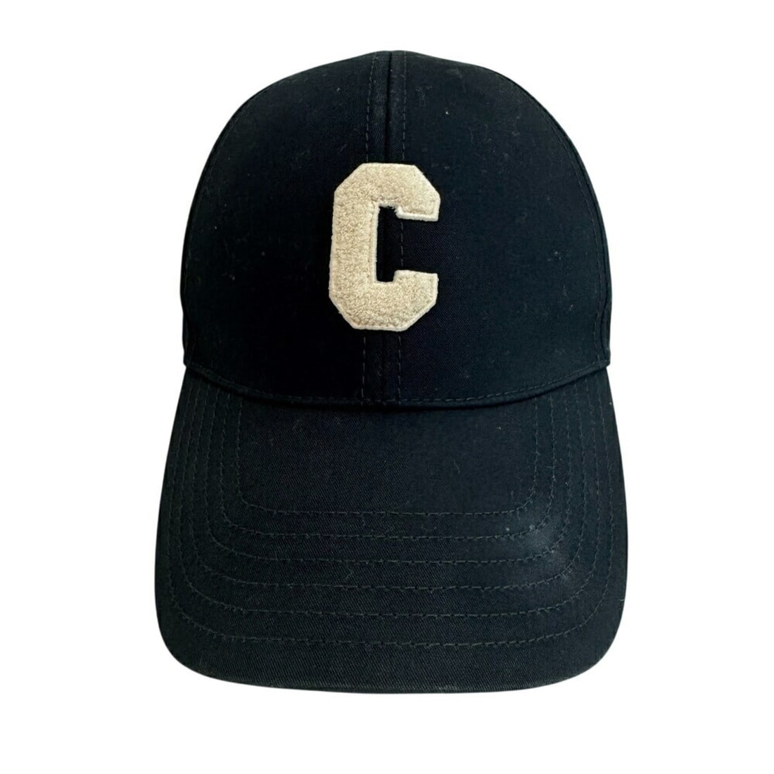 CELINE 2AUY8969P C Initial Baseball Cap Black - 2