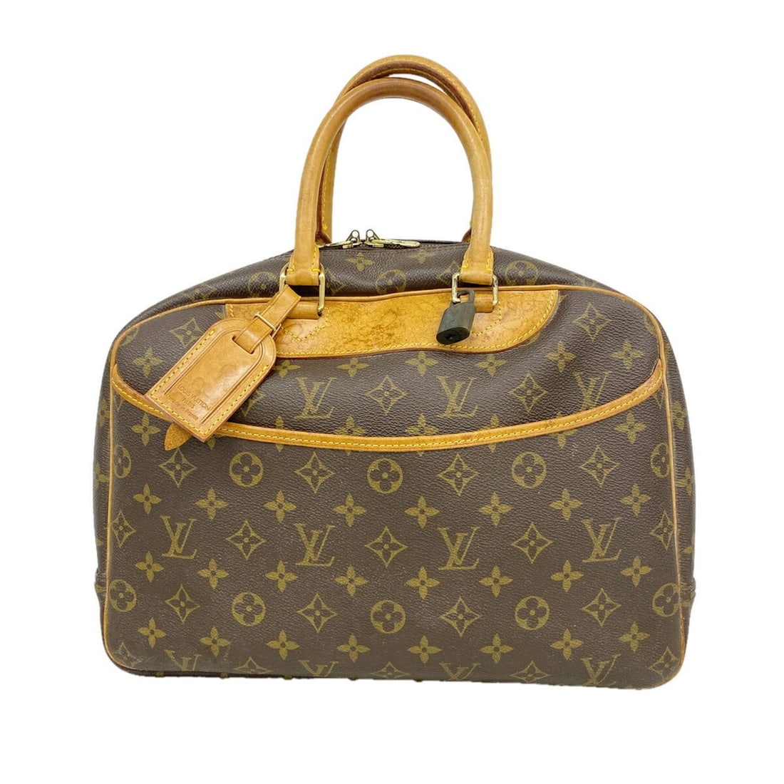Louis Vuitton Monogram Deauville Handbag M47270 Brown Women's: --- Catalog ---Category: SizeSize (HxWxD): 27cm x 34cm x 13cm / 10.62'' x 13.38'' x 5.11''Category: DesignType: HandbagColor: BrownGender: WomenCategory: GeneralMPN: M47270Brand: Louis Vuitton---