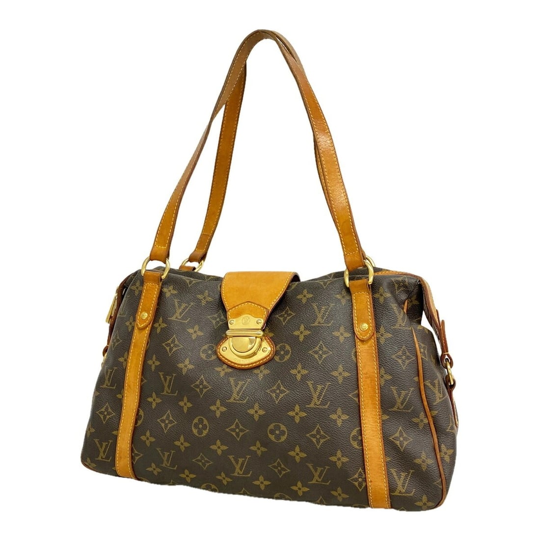 Louis Vuitton Monogram Streza PM Shoulder Bag M51186 Brown Women's: --- Catalog ---Category: SizeSize (HxWxD): 27cm x 39cm x 14cm / 10.62'' x 15.35'' x 5.51''Category: DesignType: Shoulder bagColor: BrownGender: WomenCategory: GeneralMPN: M51186Brand: Louis Vuitton---