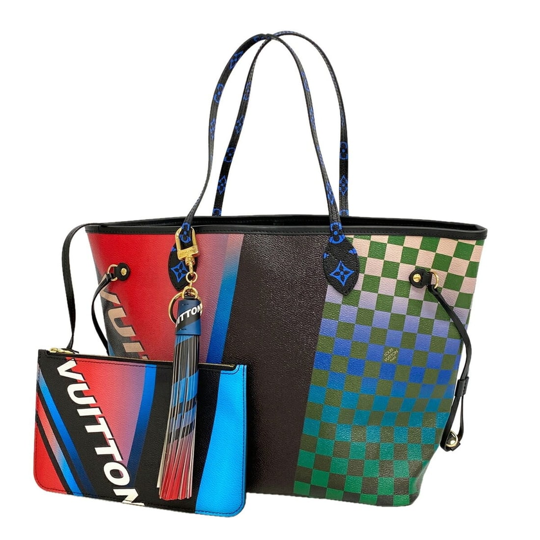 Louis Vuitton Neverfull MM Tote Bag, 2017 Cruise Collection, M51301 Multicolor, Women's: --- Catalog ---Category: SizeSize (HxWxD): 29cm x 32cm x 16cm / 11.41'' x 12.59'' x 6.29''Category: DesignType: Tote bagColor: Multi-colorGender: WomenSeason: CruiseCategory: GeneralMPN: M51301Brand: 