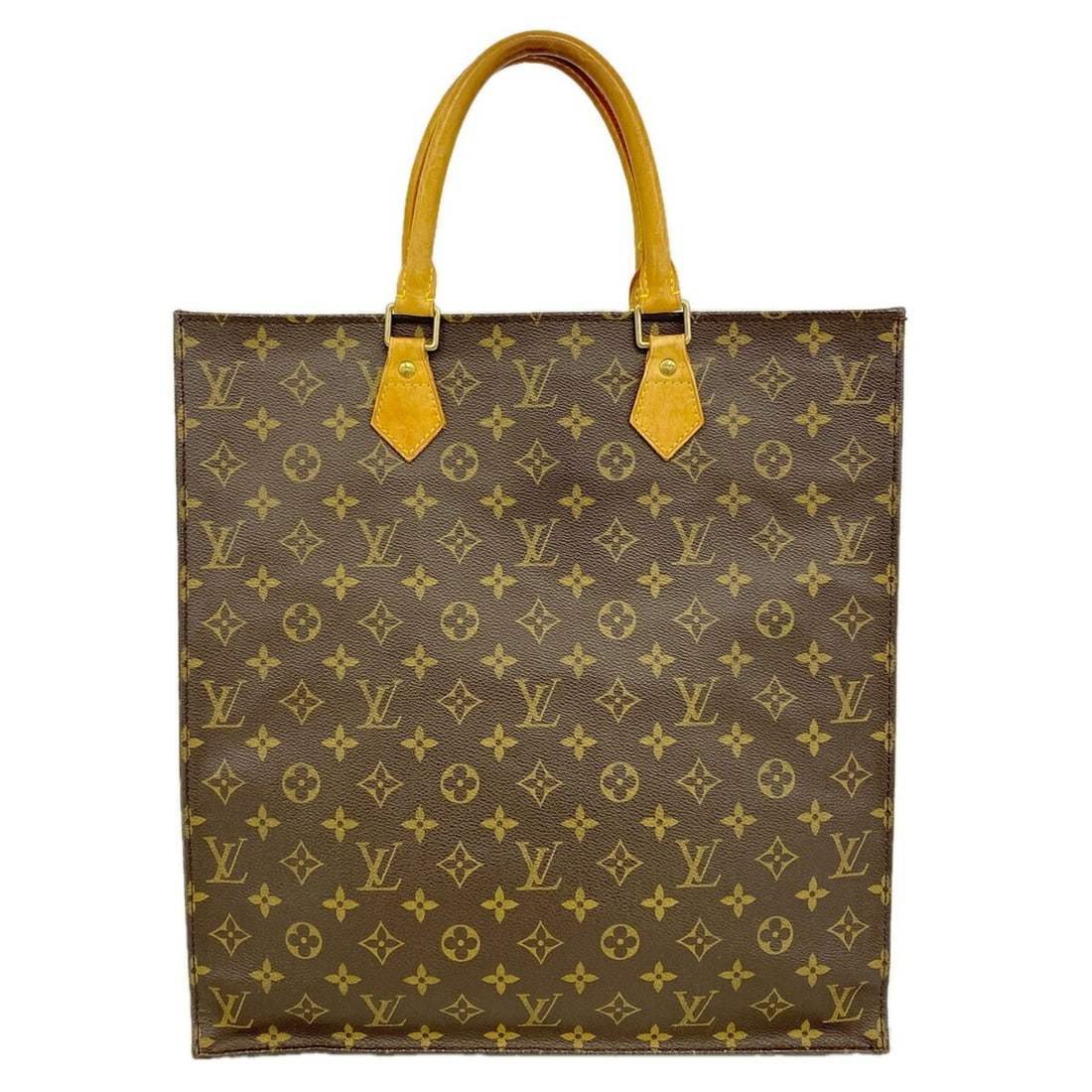 Louis Vuitton Monogram Sac Plat Tote Bag M51140 Brown Women's: --- Catalog ---Category: SizeSize (HxWxD): 38cm x 36cm x 9cm / 14.96'' x 14.17'' x 3.54''Category: DesignType: Tote bagColor: BrownGender: WomenCategory: GeneralMPN: M51140Brand: Louis Vuitton--- Item