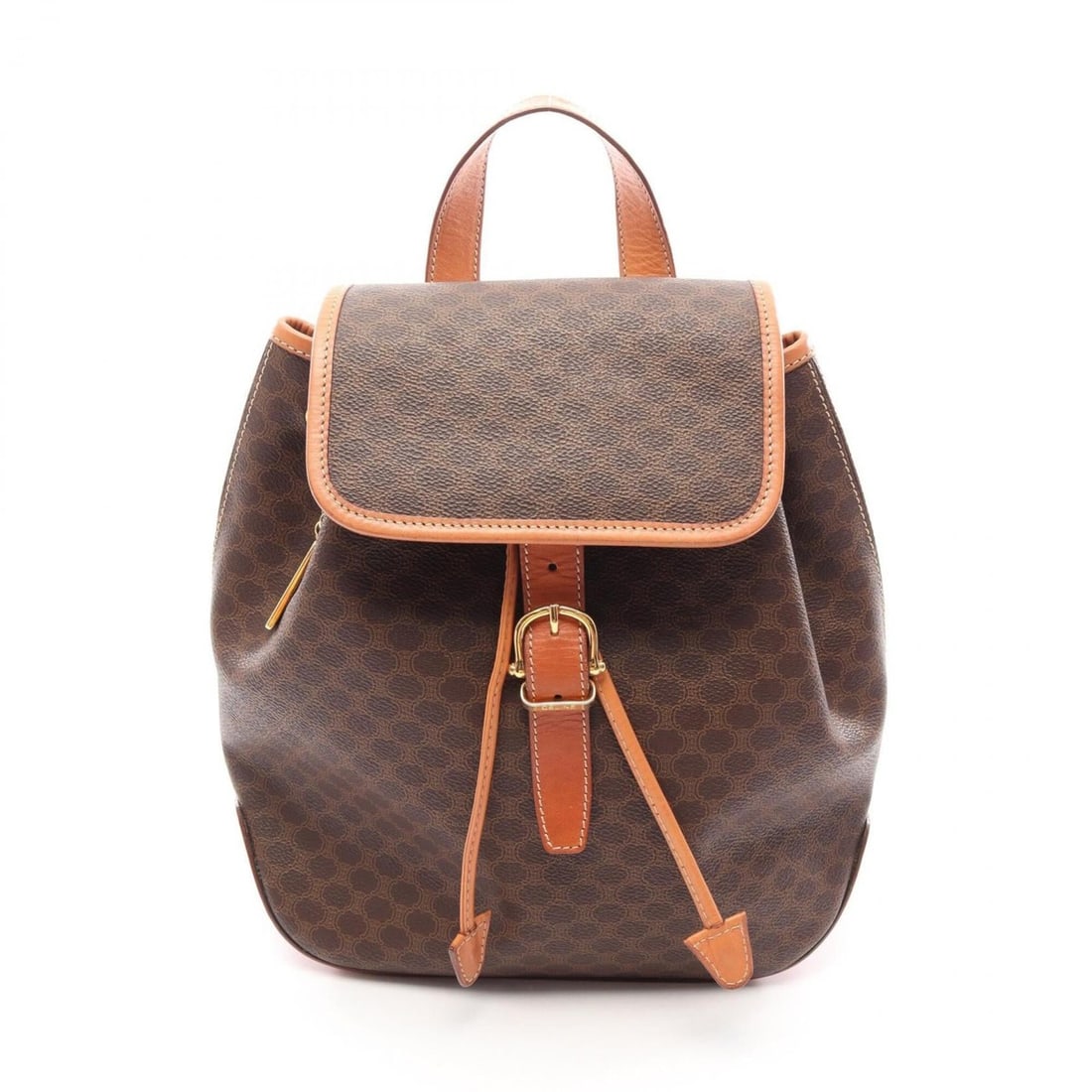 Celine Macadam Backpack/Handbag, Coated Canvas and Leather, Women's, Brown: --- Catalog ---Category: SizeSize (HxWxD): 29cm x 21cm x 11.5cm / 11.41'' x 8.26'' x 4.52''Category: DesignType: Backpack, HandbagColor: BrownGender: WomenMaterial: Coated canvas , PVC , Leather Categ
