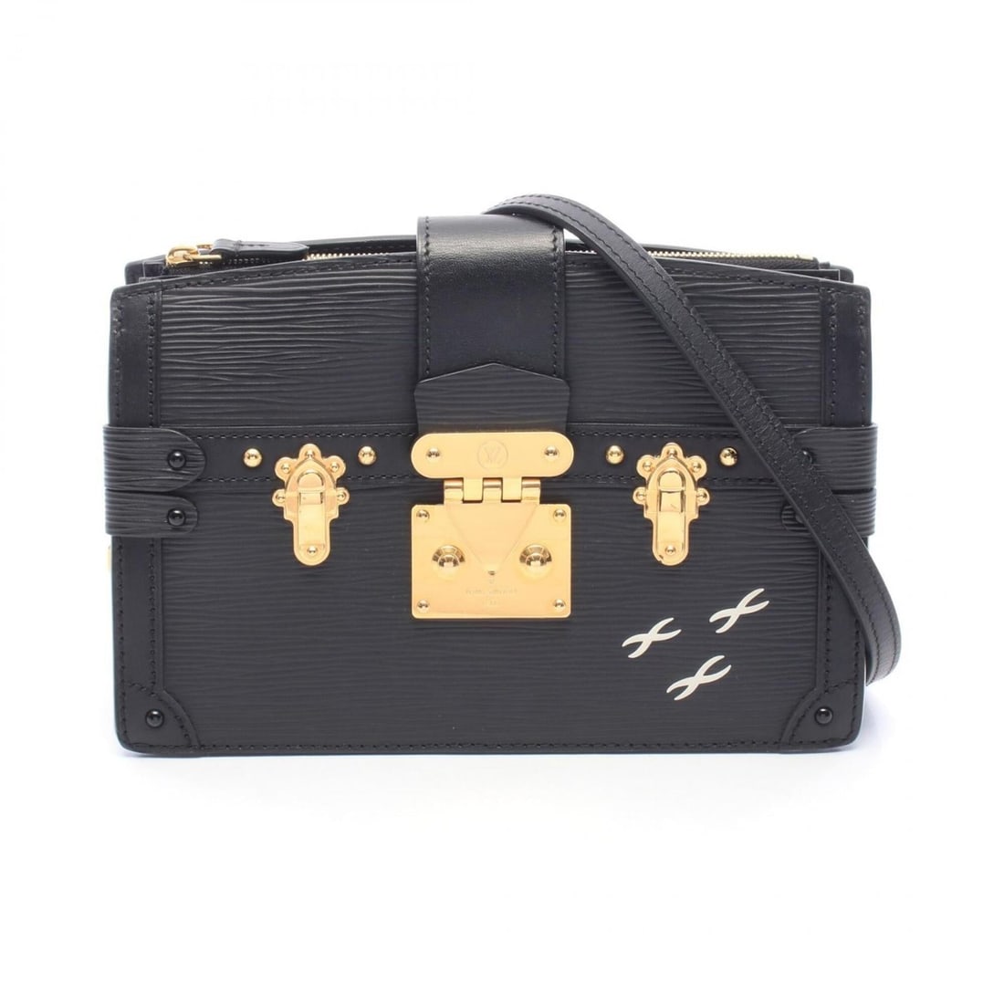 Louis Vuitton Trunk Clutch, Epi Leather, Noir, Shoulder Bag, Handbag, Women's, Black, M53052: --- Catalog ---Category: SizeSize (HxWxD): 14cm x 22cm x 3cm / 5.51'' x 8.66'' x 1.18''Category: DesignType: Handbag, Shoulder bagColor: BlackGender: WomenMaterial: Leather Category: GeneralMPN: M5305