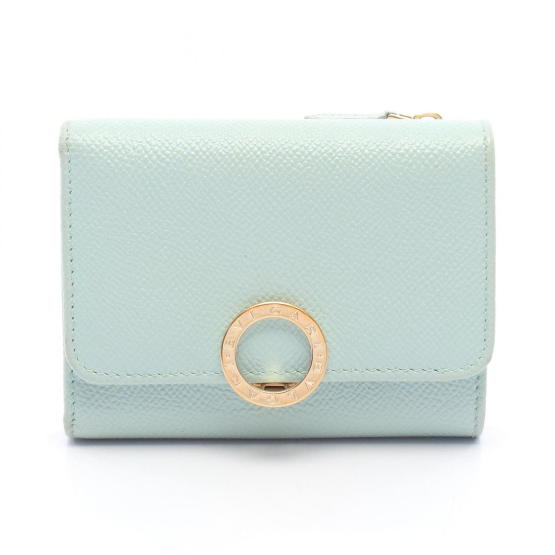 BVLGARI Bulgari Tri-fold Wallet, Leather, Women's, Green, 293707: --- Catalog ---Category: SizeSize (HxWxD): 9cm x 11cm x 3.5cm / 3.54'' x 4.33'' x 1.37''Category: DesignType: Wallet (tri-fold)Color: GreenGender: WomenMaterial: Leather Category: GeneralBrand: Bvlgar