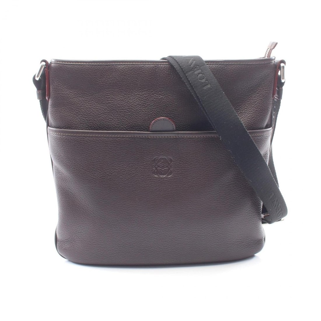 Loewe Anagram Shoulder Bag/Handbag, Leather, Women's, Brown/Black: --- Catalog ---Category: SizeSize (HxWxD): 29cm x 29cm x 2.5cm / 11.41'' x 11.41'' x 0.98''Category: DesignType: Handbag, Shoulder bagColor: Black, BrownGender: WomenMaterial: Leather Category: Genera