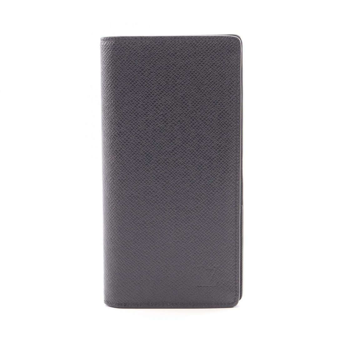 Louis Vuitton Portefeuille Brazza Bi-fold Long Wallet, Taiga Leather, Men's, Black, M30501 (1 of 9)