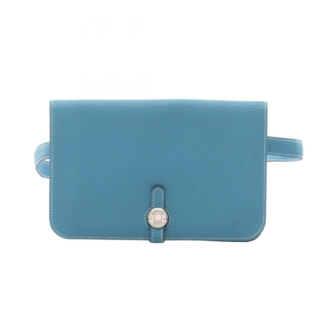 Hermes Dogon Poche Waist Bag/Body Bag/Handbag, Leather, Togo Women's, Blue: --- Catalog ---Category: SizeSize (HxWxD): 13cm x 20cm x 25cm / 5.11'' x 7.87'' x 9.84''Category: DesignType: Fanny pack, HandbagColor: Blue, Blue jeanGender: WomenMaterial: Togo leather , Leather Har