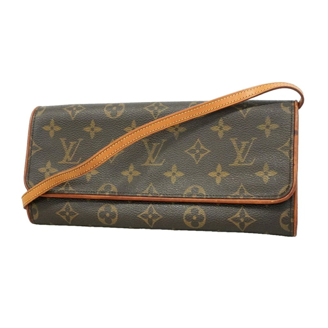 Louis Vuitton Monogram Pochette Twin GM Shoulder Bag M51852 Brown Women's P3484225: --- Catalog ---Category: SizeSize (HxWxD): 12cm x 24cm x 2.5cm / 4.72'' x 9.44'' x 0.98''Category: DesignType: Shoulder bagColor: BrownGender: WomenCategory: GeneralMPN: M51852Brand: Louis Vuitton--- 