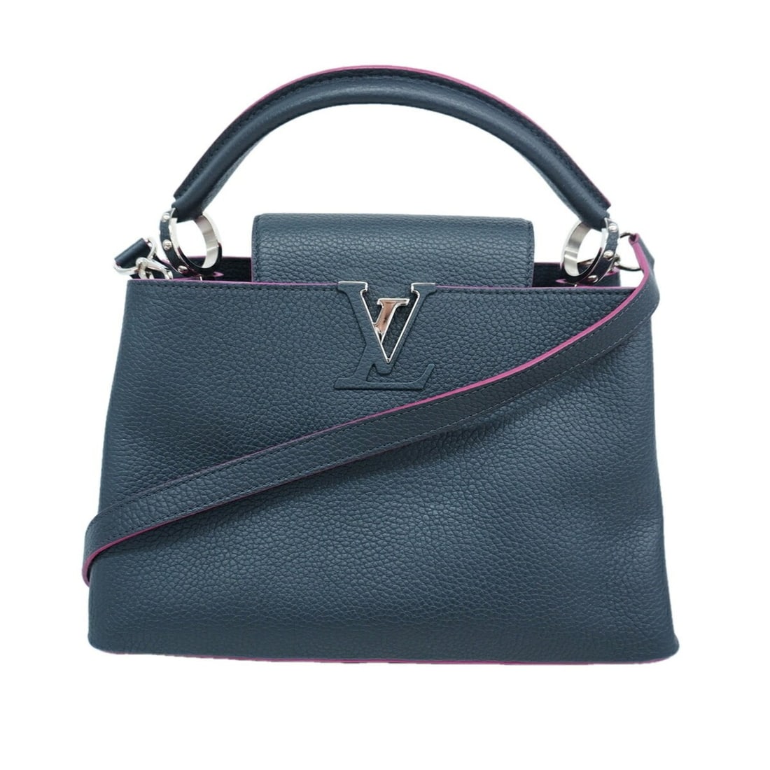 Louis Vuitton Capucines MM handbag, Taurillon leather, M42259, black, 2-way bag for women, OP018474: --- Catalog ---Category: SizeSize (HxWxD): 23cm x 31cm x 11cm / 9.05'' x 12.2'' x 4.33''Category: DesignType: HandbagColor: BlackGender: WomenCategory: GeneralMPN: M42259Brand: Louis Vuitton--- Item L