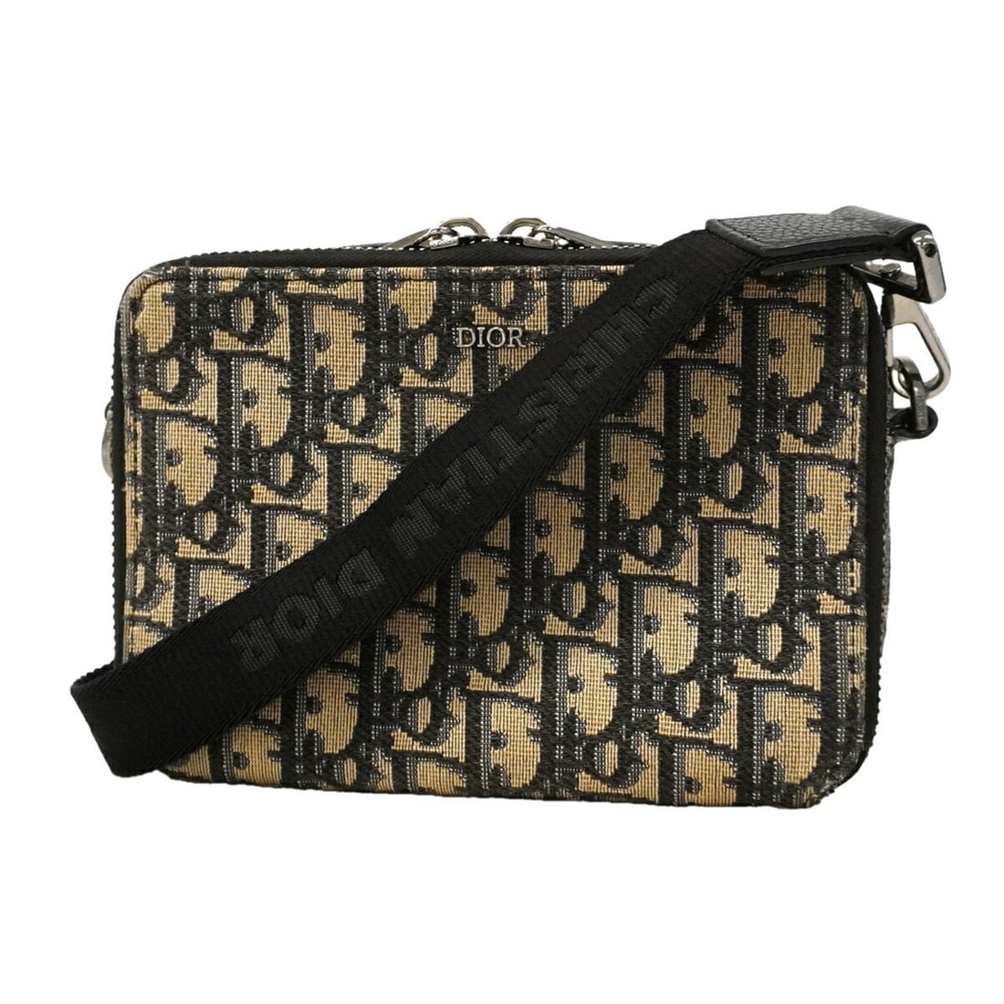 Christian Dior Shoulder Bag, Canvas, Black, Women's OP015932: --- Catalog ---Category: SizeSize (HxWxD): 11.5cm x 16.5cm x 5cm / 4.52'' x 6.49'' x 1.96''Category: DesignType: Shoulder bagColor: BlackGender: WomenMaterial: Canvas Hardware Color: SilverCategory: G