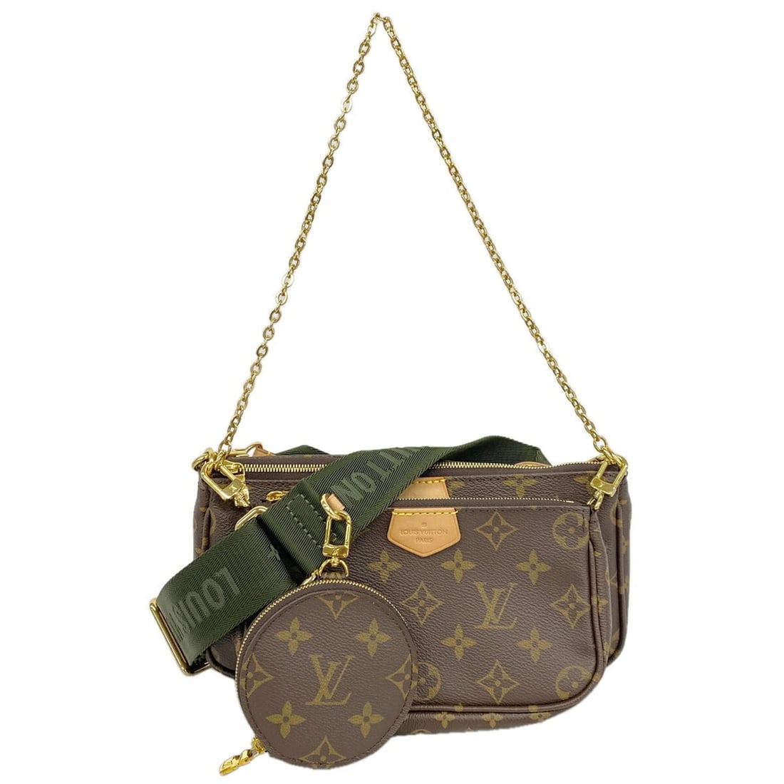 Louis Vuitton Monogram Multipochette Accessoires Shoulder Bag M44813 Brown Khaki Women's P3514459: --- Catalog ---Category: SizeSize (HxWxD): 13cm x 23cm x 3cm / 5.11'' x 9.05'' x 1.18''Category: DesignType: Shoulder bagColor: Brown, KhakiGender: WomenCategory: GeneralMPN: M44813Brand: Louis Vuitto