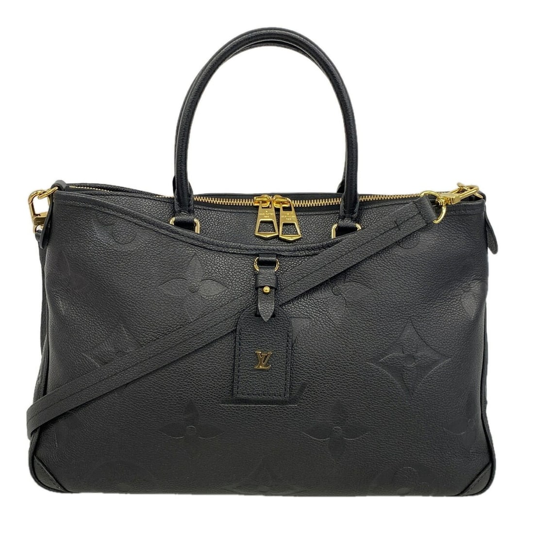 Louis Vuitton Monogram Empreinte Trianon MM Handbag M46487 Noir 2-way bag for women P3514207: --- Catalog ---Category: SizeSize (HxWxD): 25cm x 37cm x 11cm / 9.84'' x 14.56'' x 4.33''Category: DesignType: HandbagColor: NoirGender: WomenCategory: GeneralMPN: M46487Brand: Louis Vuitton--- Item L
