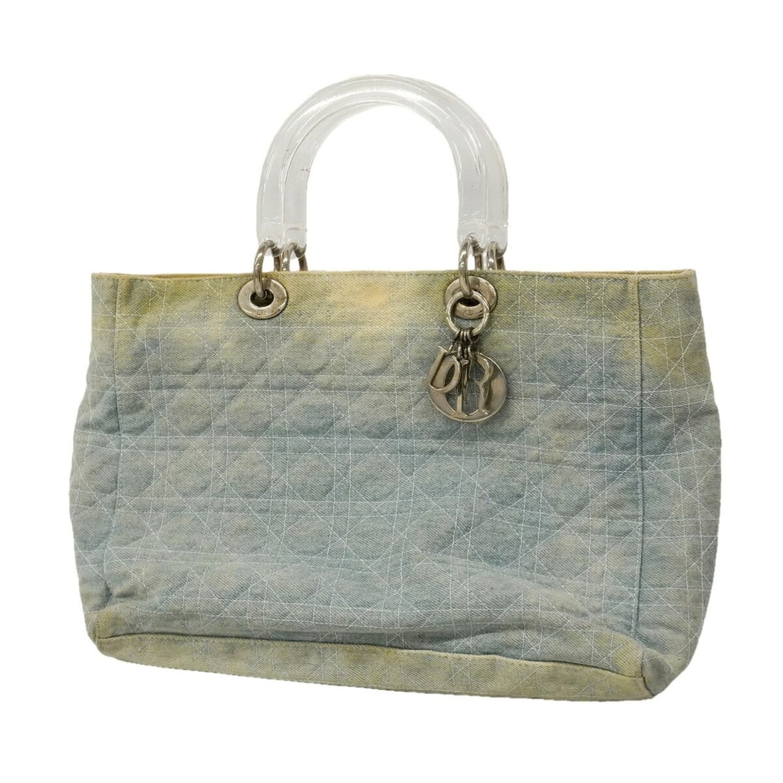 Christian Dior Tote Bag, Cannage Denim Blue, Women's, P3504721: --- Catalog ---Category: SizeSize (HxWxD): 26cm x 33.5cm x 12cm / 10.23'' x 13.18'' x 4.72''Category: DesignType: Tote bagColor: BlueGender: WomenMaterial: Denim Hardware Color: SilverCategory: Genera