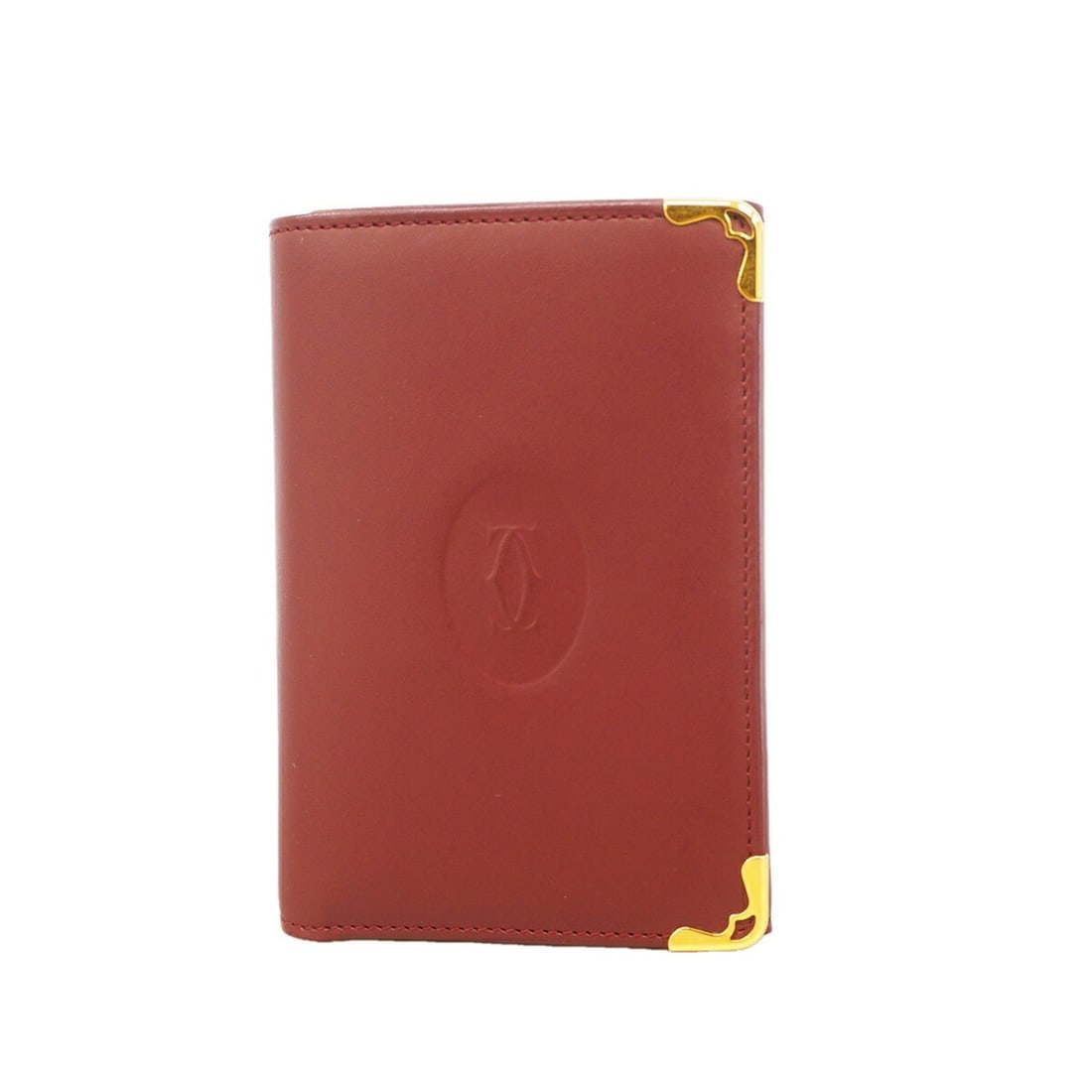 Cartier Tri-fold Wallet Must Leather Bordeaux Women's P3493238: --- Catalog ---Category: SizeSize (HxWxD): 11cm x 7.5cm x 2cm / 4.33'' x 2.95'' x 0.78''Category: DesignType: Wallet (tri-fold)Color: BordeauxGender: WomenMaterial: Leather Category: GeneralBrand: Car