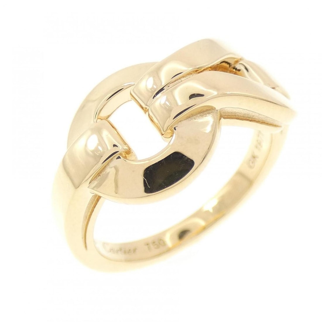 Cartier Agrafe Ring: --- Catalog ---Category: SizeUS Size: 5.5Brand Size: 50Category: DesignType: Band ringGender: WomenMaterial: Yellow gold (18K)Category: GeneralBrand: Cartier--- Item List ---Section: