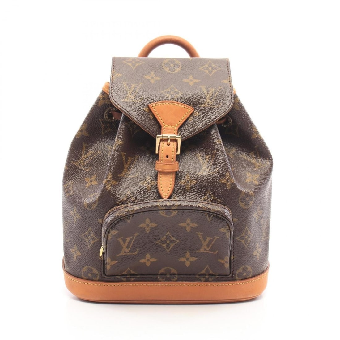 Louis Vuitton Mini Montsouris Monogram Backpack/Handbag, Coated Canvas and Leather, Pattern,: --- Catalog ---Category: SizeSize (HxWxD): 23cm x 20cm x 10cm / 9.05'' x 7.87'' x 3.93''Category: DesignType: BackpackColor: Brown, MonogramGender: WomenMaterial: Monogram , Leather Category: GeneralM