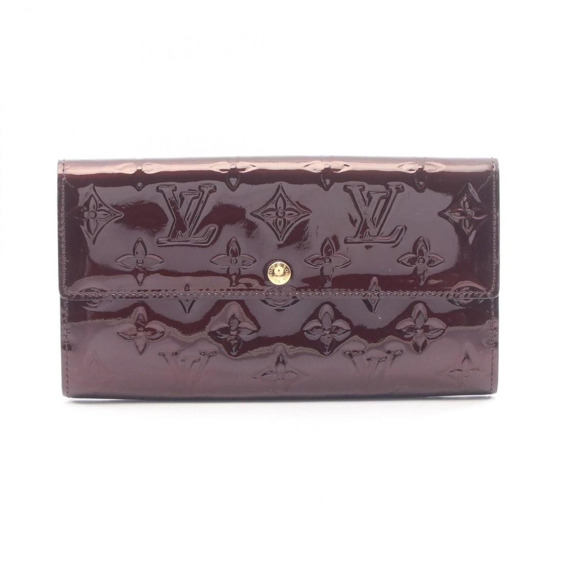 Louis Vuitton Portefeuille Sarah Monogram Vernis Amarante Bi-fold Long Wallet, Leather, Women's,: --- Catalog ---Category: SizeSize (HxWxD): 10cm x 19cm x 3cm / 3.93'' x 7.48'' x 1.18''Category: DesignType: Long wallet (bi-fold)Color: Amarante, PurpleGender: WomenMaterial: Monogram Vernis Category