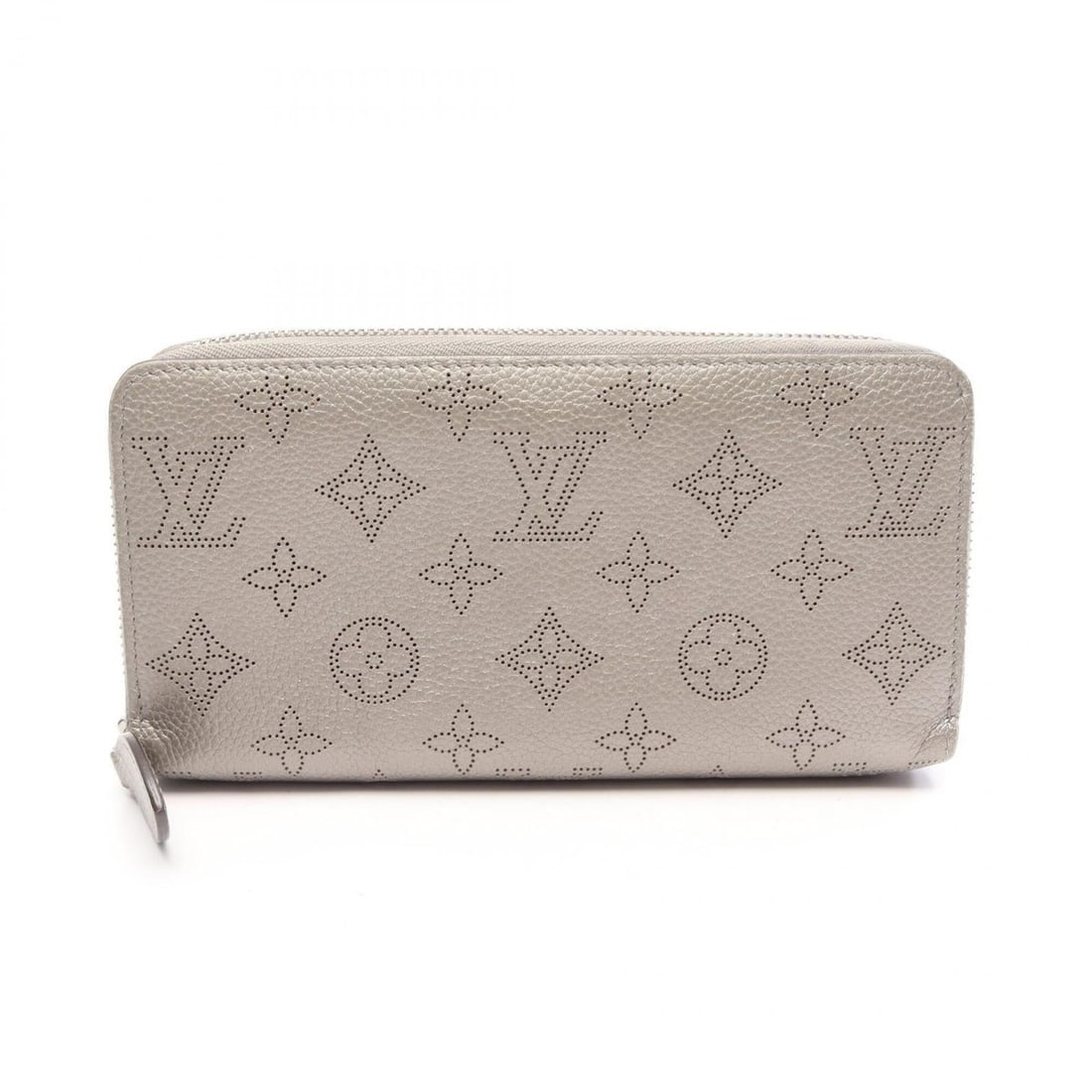 Louis Vuitton Zippy Wallet Round Leather Monogram Mahina Women's Gray M81642: --- Catalog ---Category: SizeSize (HxWxD): 10.5cm x 19.5cm x 2.5cm / 4.13'' x 7.67'' x 0.98''Category: DesignColor: Gray, MonogramGender: WomenCategory: GeneralBrand: Louis Vuitton--- Item List ---Sec