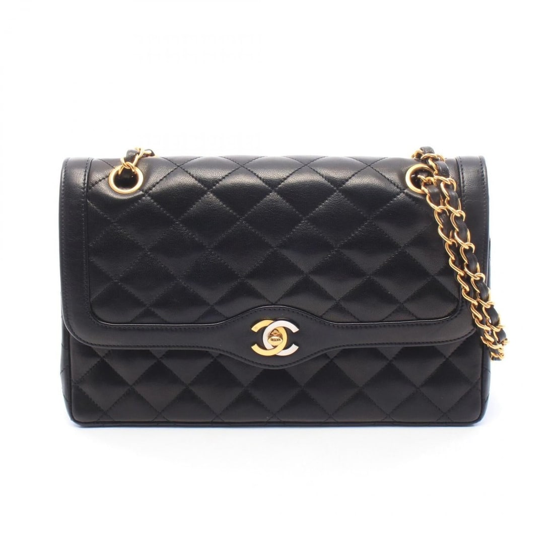 Chanel Matelassé Paris Limited Edition Double Flap Shoulder Bag/Handbag, Lambskin Leather, Women's,: --- Catalog ---Category: SizeSize (HxWxD): 17cm x 26cm x 6.5cm / 6.69'' x 10.23'' x 2.55''Category: DesignType: Shoulder bagColor: BlackGender: WomenMaterial: Leather Category: GeneralBrand: Chanel---