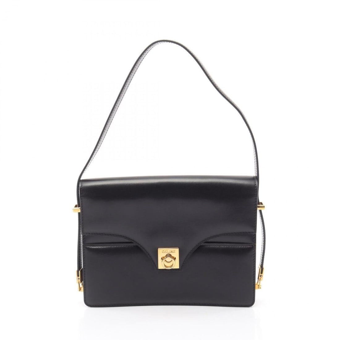 Celine CELINE Shoulder Bag Handbag Leather Women's Black: --- Catalog ---Category: SizeSize (HxWxD): 18.5cm x 24.5cm x 2cm / 7.28'' x 9.64'' x 0.78''Category: DesignType: Shoulder bagColor: BlackGender: WomenMaterial: Leather Category: GeneralBrand: Celine--