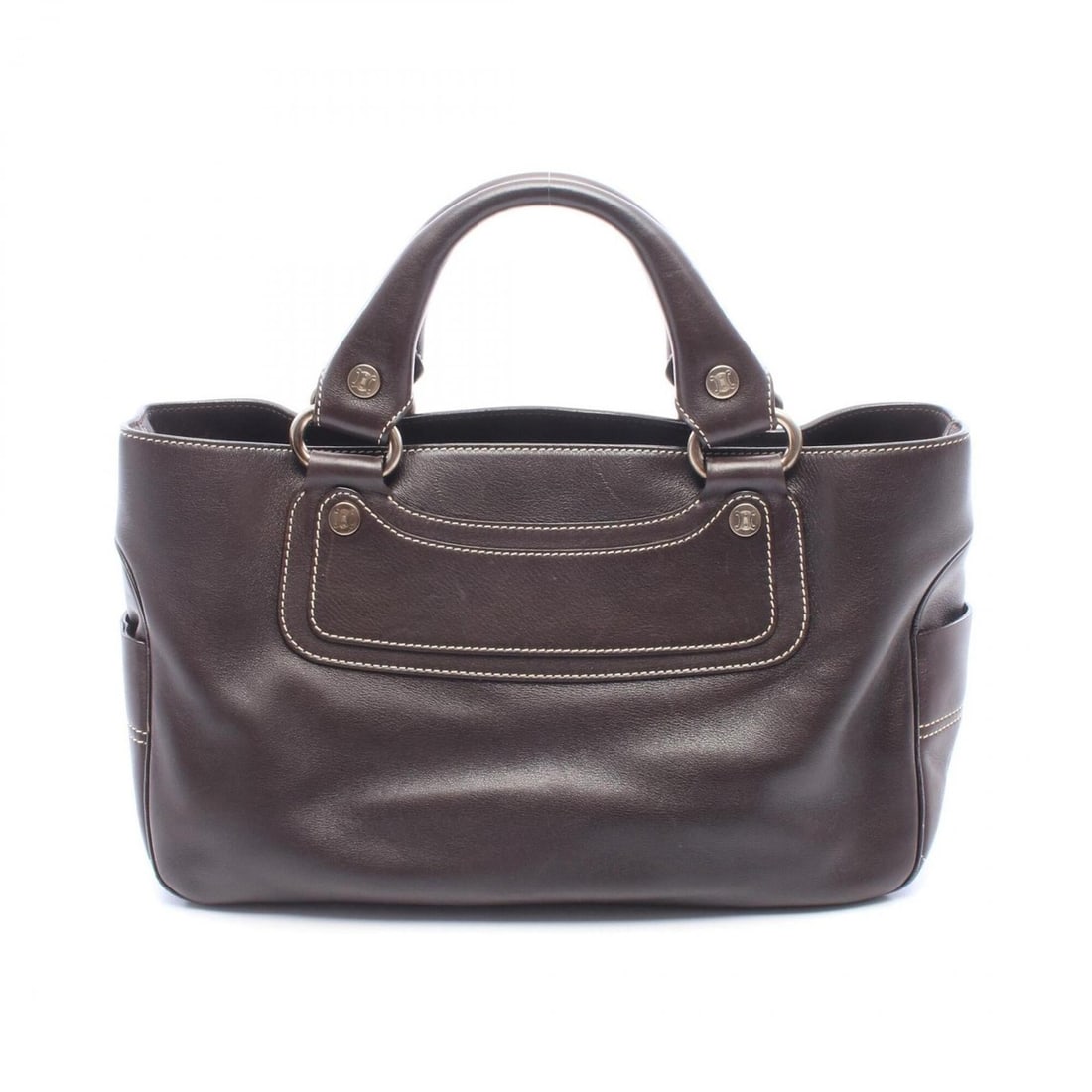 Celine Boogie Bag Handbag, Leather, Women's, Brown, 134023: --- Catalog ---Category: SizeSize (HxWxD): 20cm x 32cm x 13cm / 7.87'' x 12.59'' x 5.11''Category: DesignType: HandbagColor: BrownGender: WomenMaterial: Leather Category: GeneralBrand: Celine--- Item 