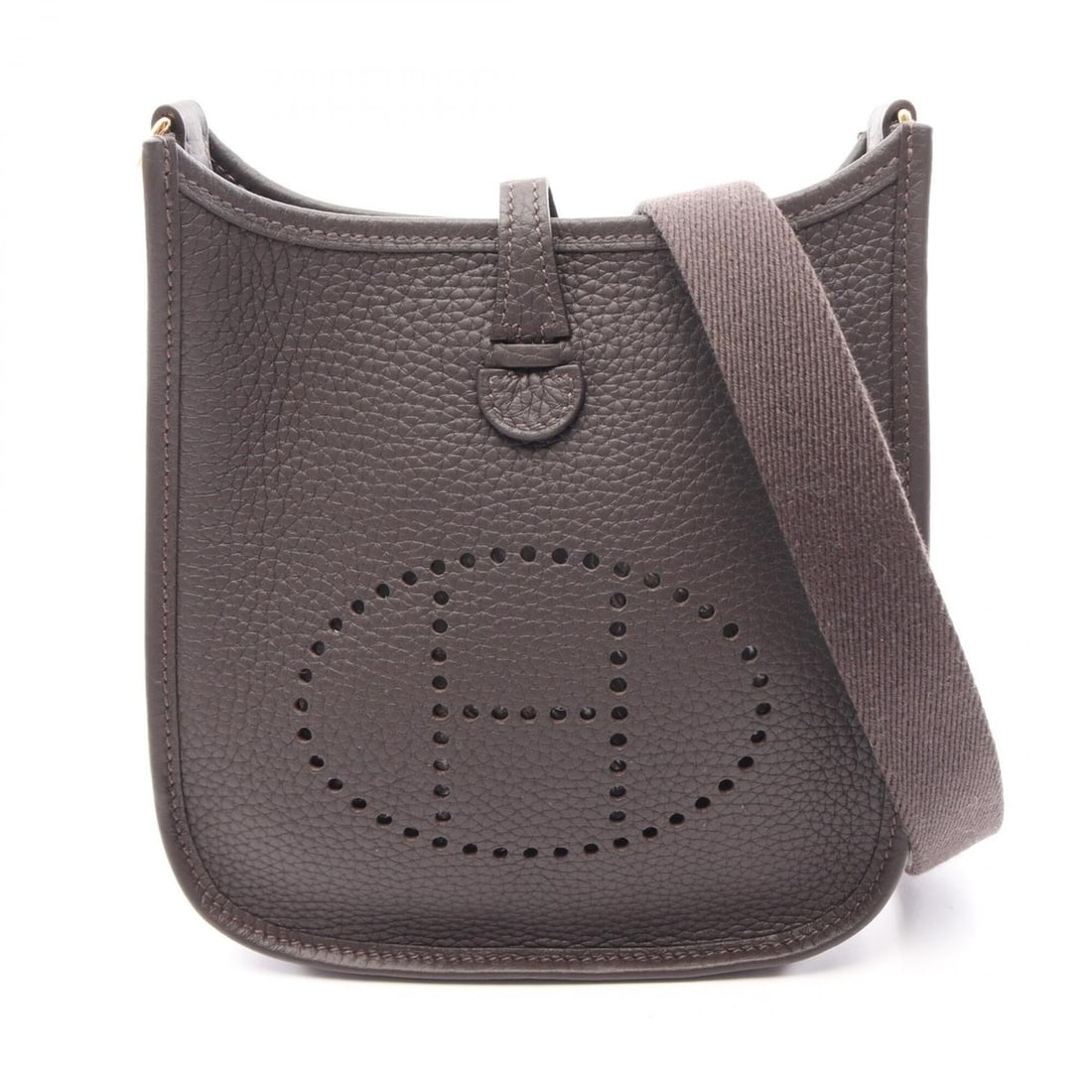 Hermes Evelyne Amazon TPM Shoulder Bag Handbag Leather Taurillon Clemence Women's Brown Beblanc: --- Catalog ---Category: SizeSize (HxWxD): 18cm x 16.5cm x 5.5cm / 7.08'' x 6.49'' x 2.16''Category: DesignType: Handbag, Shoulder bagColor: BrownGender: WomenMaterial: Taurillon clemence leather Cate