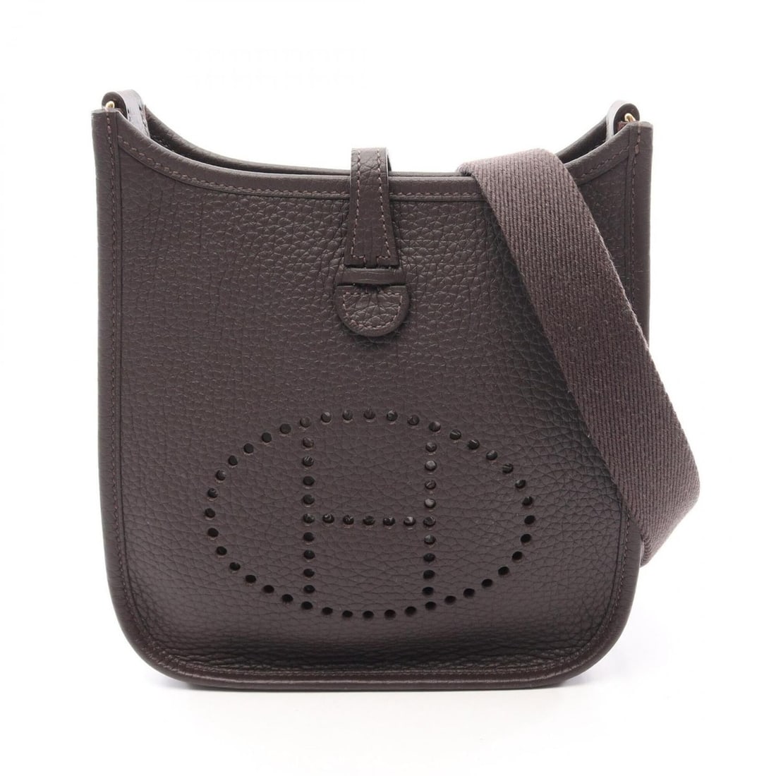 Hermes Evelyne Amazon TPM Shoulder Bag Handbag Leather Taurillon Clemence Women's Brown Beblanc: --- Catalog ---Category: SizeSize (HxWxD): 18cm x 16.5cm x 5.5cm / 7.08'' x 6.49'' x 2.16''Category: DesignType: Handbag, Shoulder bagColor: BrownGender: WomenMaterial: Taurillon clemence leather Cate