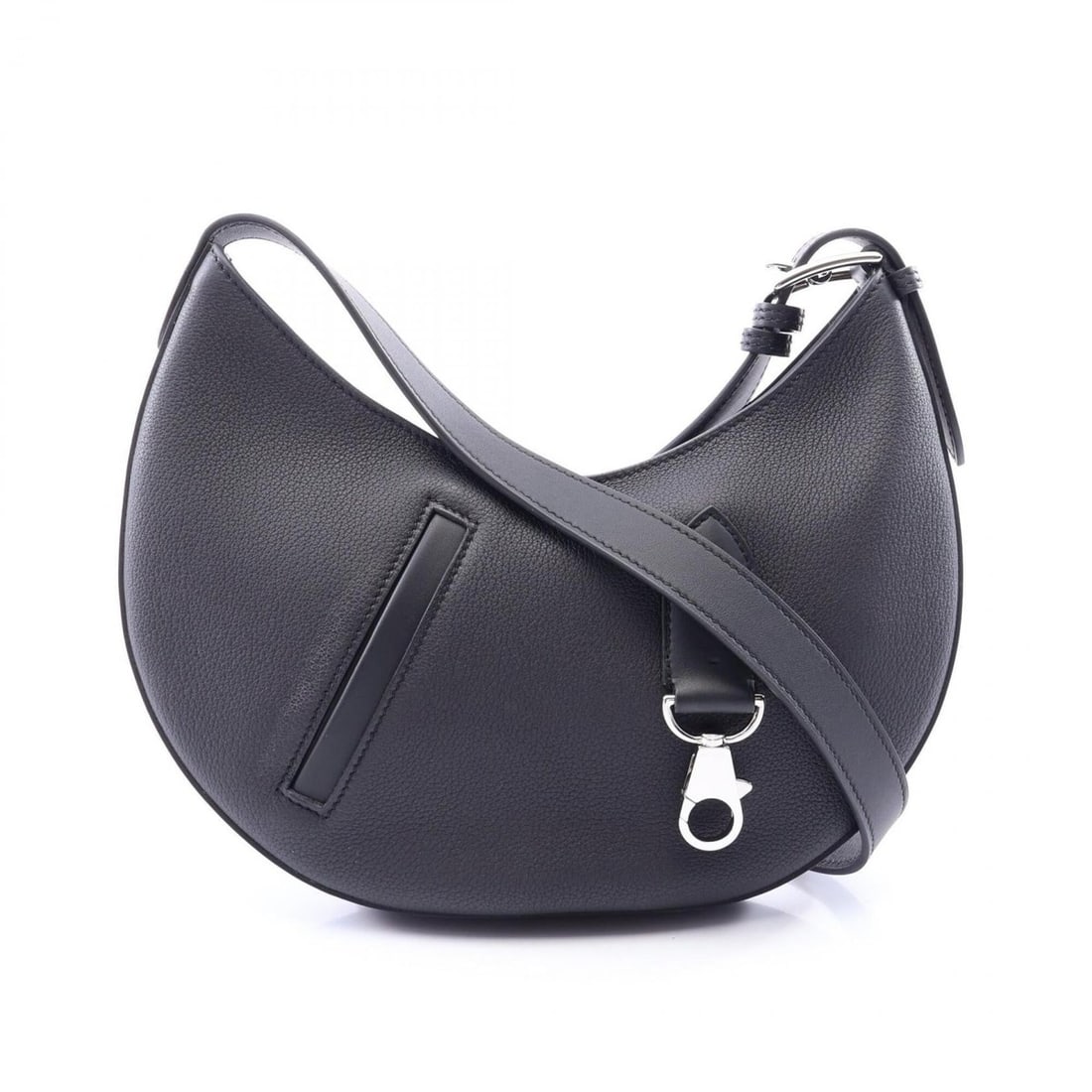 Hermes Petit Arson Shoulder Bag Handbag Leather Togo Veau Swift Women's Black 085871CK (1 of 11)