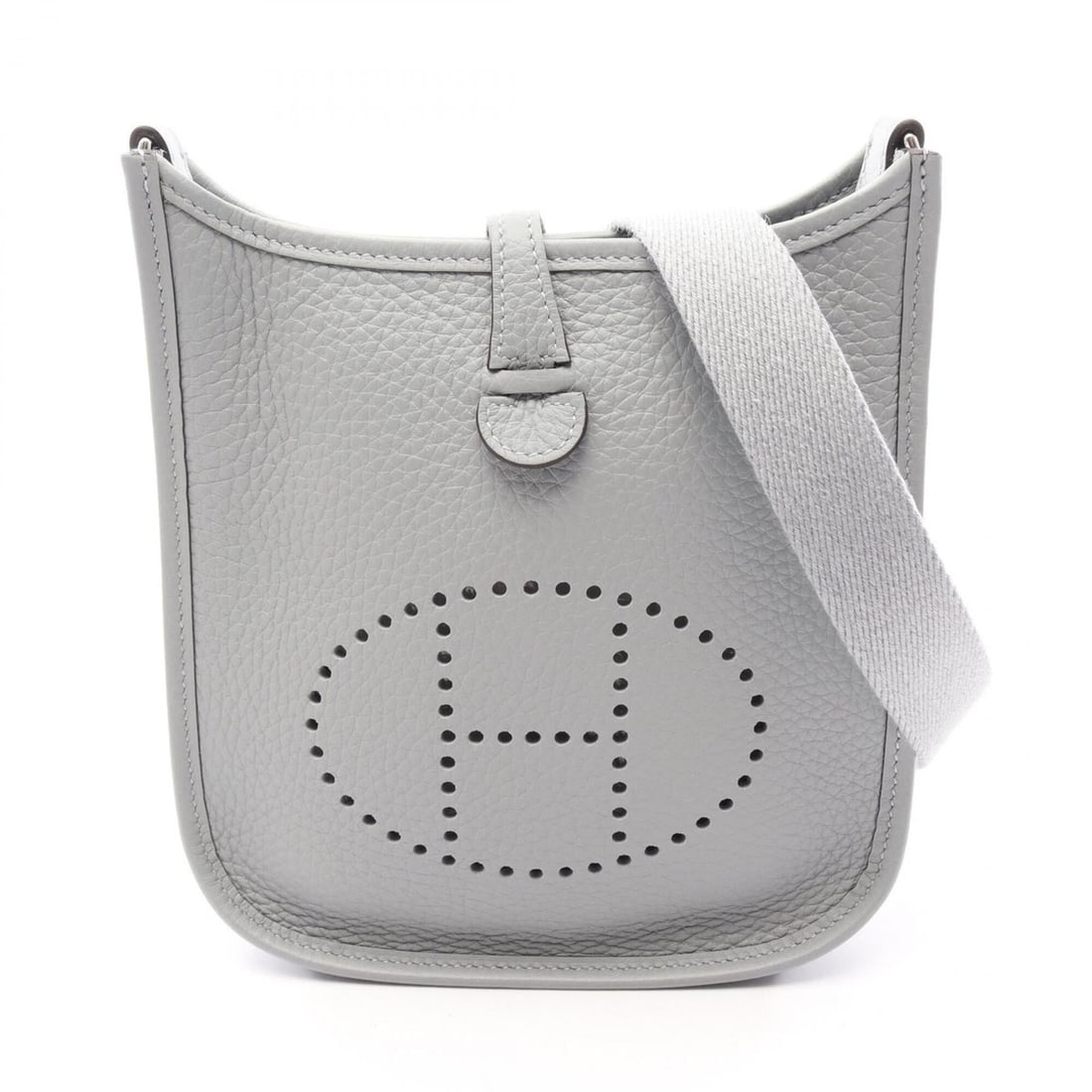 Hermes Evelyne Amazon TPM Gris Pantin Shoulder Bag Handbag Leather Taurillon Clemence Women's Grey: --- Catalog ---Category: SizeSize (HxWxD): 18cm x 16.5cm x 5.5cm / 7.08'' x 6.49'' x 2.16''Category: DesignType: Handbag, Shoulder bagColor: GrayGender: WomenMaterial: Taurillon clemence leather Categ
