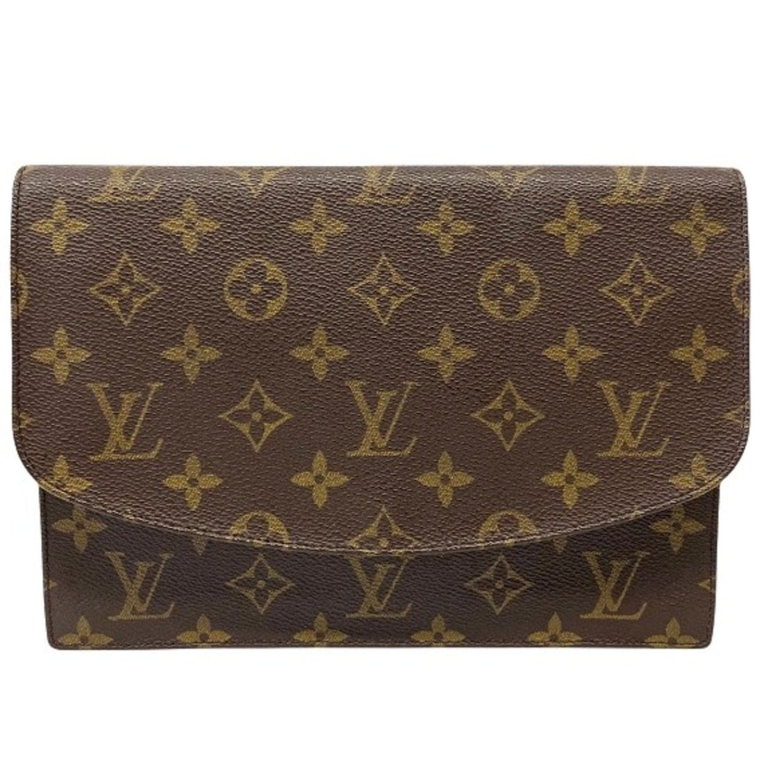 Louis Vuitton Pochette Rabba 20 Second Bag, Monogram Canvas, M51935: --- Catalog ---Category: SizeSize (HxWxD): 16cm x 23cm x 2.5cm / 6.29'' x 9.05'' x 0.98''Category: DesignType: PochetteColor: BrownGender: Men,WomenClosure: FlapMaterial: Monogram Category: GeneralLin