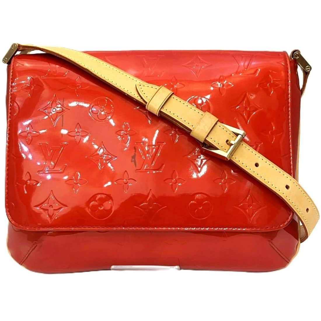 Louis Vuitton Thompson Street Shoulder Bag, Vernis Patent Leather, M91094: --- Catalog ---Category: SizeSize (HxWxD): 19cm x 26cm x 6cm / 7.48'' x 10.23'' x 2.36''Strap Length: 55cm - 62cm / 21.65'' - 24.4''Category: DesignType: Shoulder bagColor: Red colorGender: WomenClosu