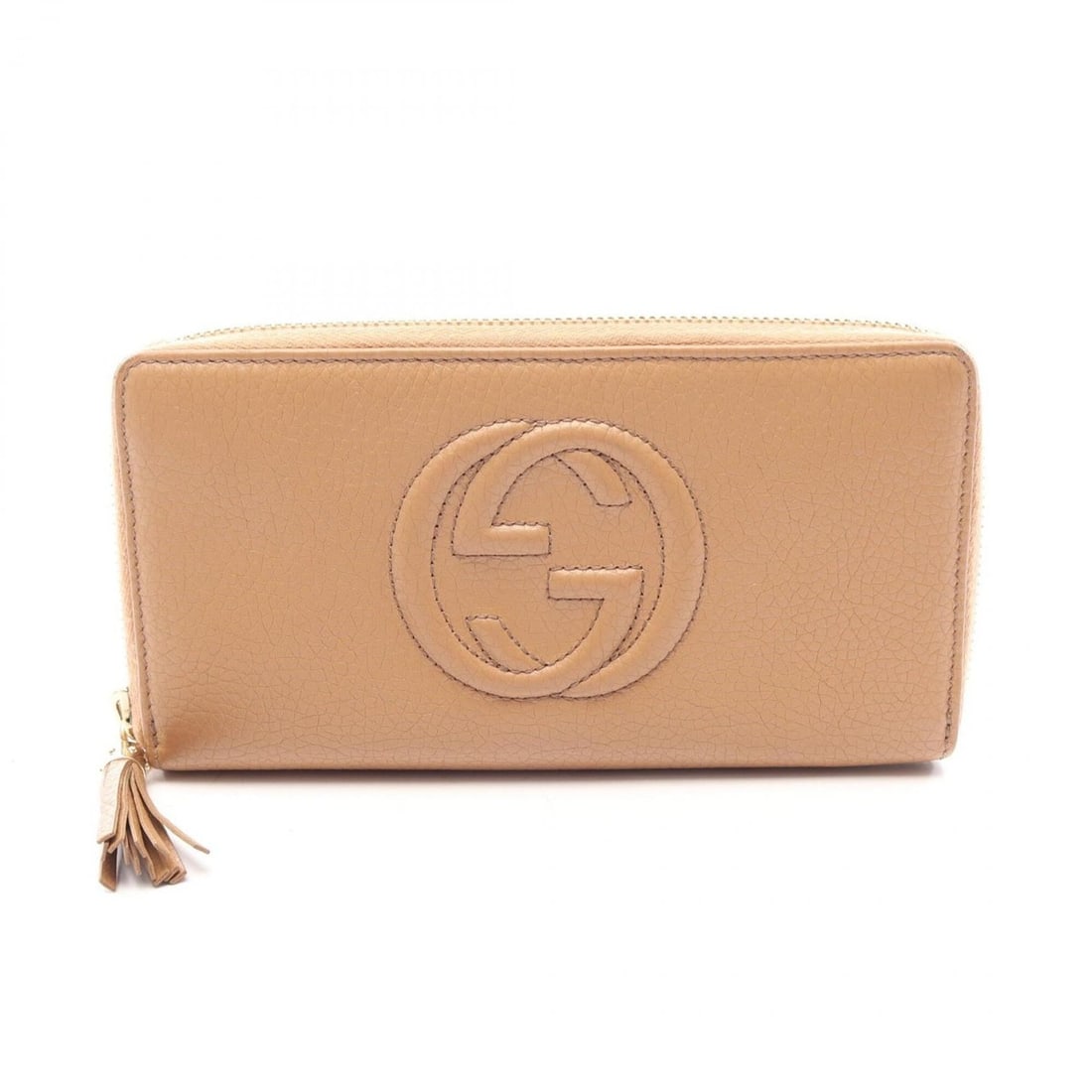 Gucci Soho Interlocking G Round Long Wallet, Leather, Women's, Brown, 598187: --- Catalog ---Category: SizeSize (HxWxD): 9.5cm x 19cm x 2.5cm / 3.74'' x 7.48'' x 0.98''Category: DesignType: Long wallet (bi-fold)Color: BrownGender: WomenMaterial: Leather Category: GeneralMPN: 59
