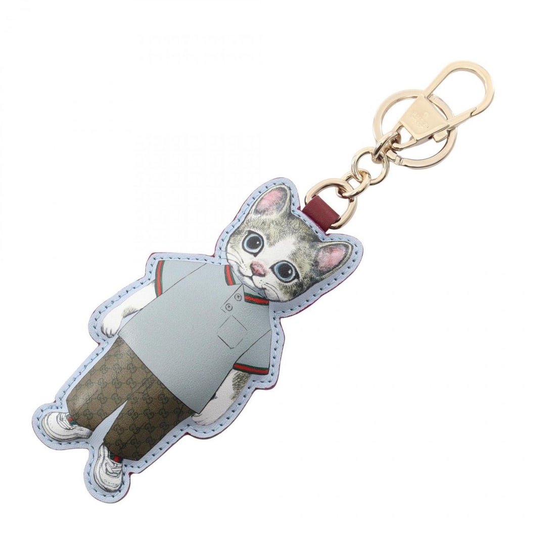 Gucci x Yuko Higuchi GG Supreme Boris Keychain Accessory Leather Women's Beige/Brown Multicolor: --- Catalog ---Category: SizeSize (HxWxD): 19cm x 5.5cm / 7.48'' x 2.16''Category: DesignType: KeyringColor: Beige, Brown, Multi-colorGender: WomenMaterial: LeatherCategory: GeneralMPN: 851742Brand: G
