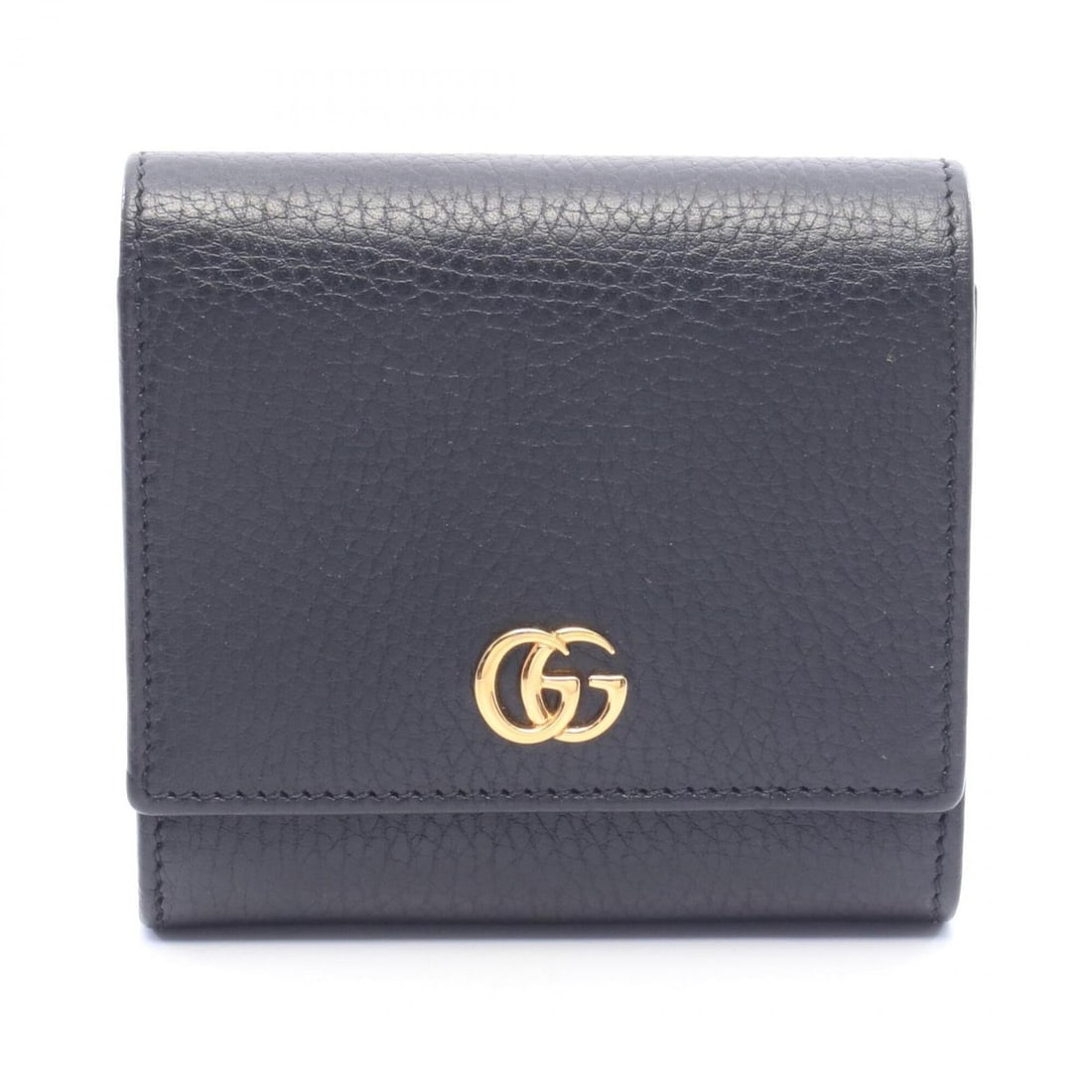 Gucci GG Marmont Bi-fold Wallet, Leather, Women's, Black (1 of 12)