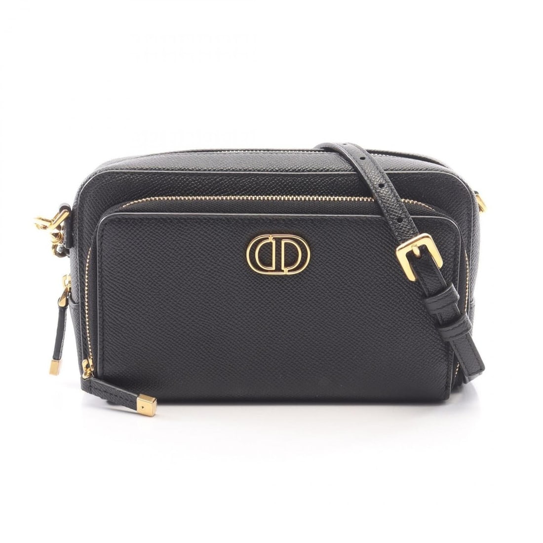 Christian Dior Dior Caro Double Pouch Shoulder Bag Handbag Leather Women's Black S7431UBAE: --- Catalog ---Category: SizeSize (HxWxD): 11cm x 19cm x 4.5cm / 4.33'' x 7.48'' x 1.77''Category: DesignType: Handbag, Pouch, Shoulder bagColor: BlackGender: WomenMaterial: Leather Category: GeneralM