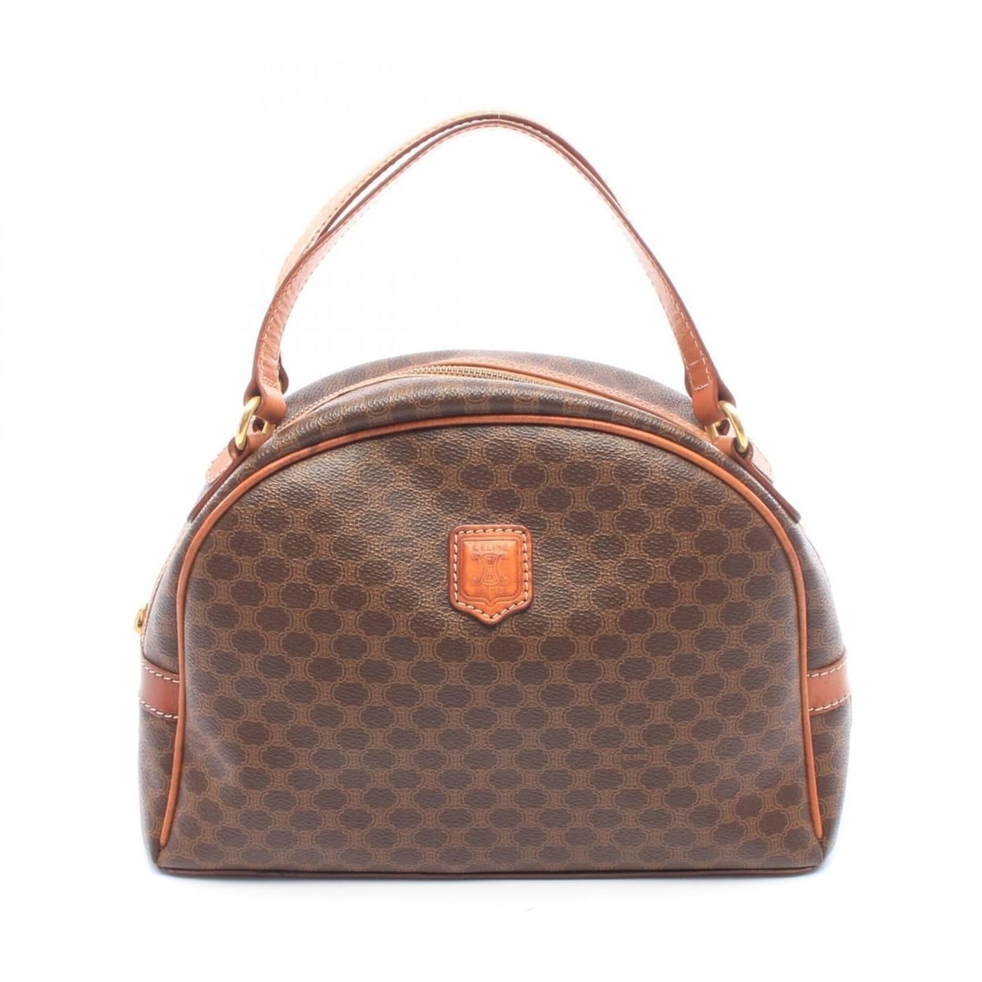 Celine Macadam Handbag, Coated Canvas Leather, Women's, Brown: --- Catalog ---Category: SizeSize (HxWxD): 19.5cm x 29cm x 10cm / 7.67'' x 11.41'' x 3.93''Category: DesignType: HandbagColor: BrownGender: WomenMaterial: Coated canvas , Leather Category: GeneralBran